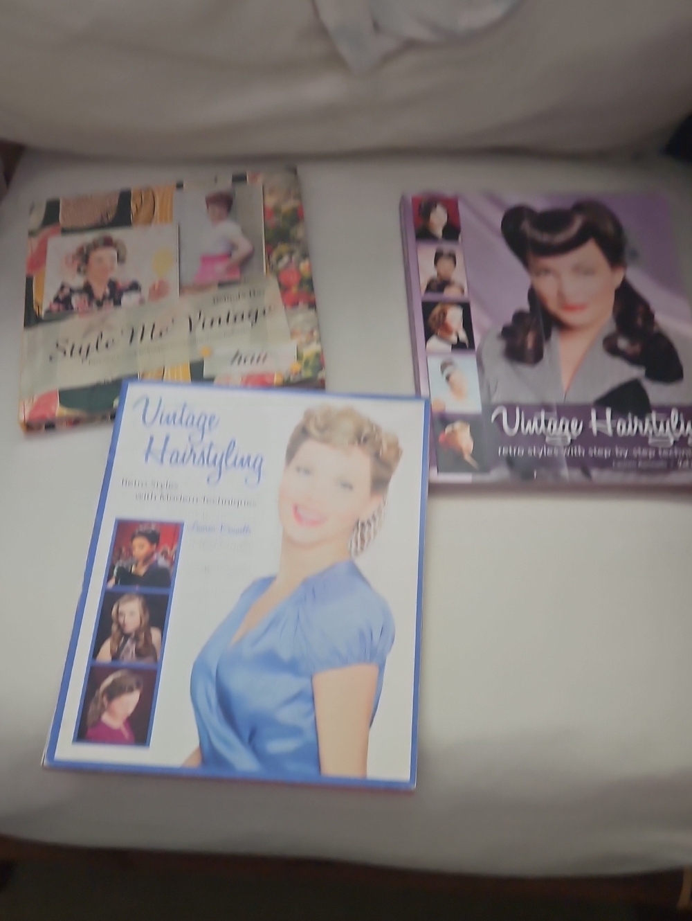 3 Vintage Hairstyling Book Set